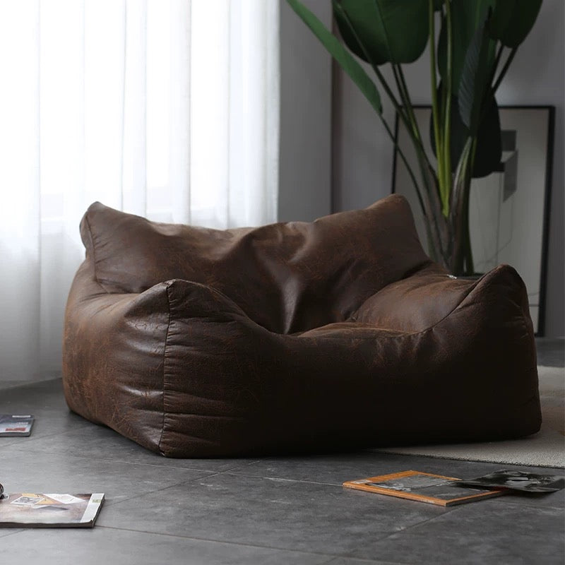 Nordic light luxury lazy sofa beanbag balcony tatami Japanese expression living room armrests single casual sofa chair