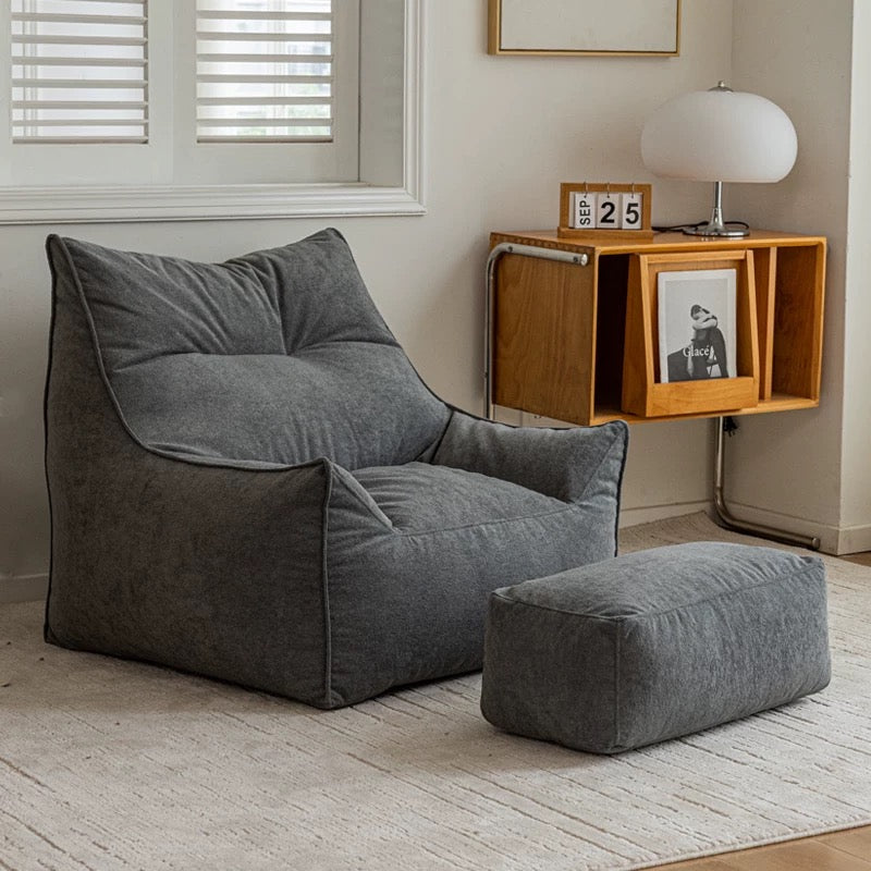 Lazy sofa bean bag home girls bedroom living room autumn and winter circle velvet small sofa lovely comfortable single chaise longue