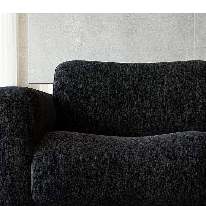 Okal no sofa in the ancient style living room straight row fabric sofa combination retro fully disassembled washing chenille sofa