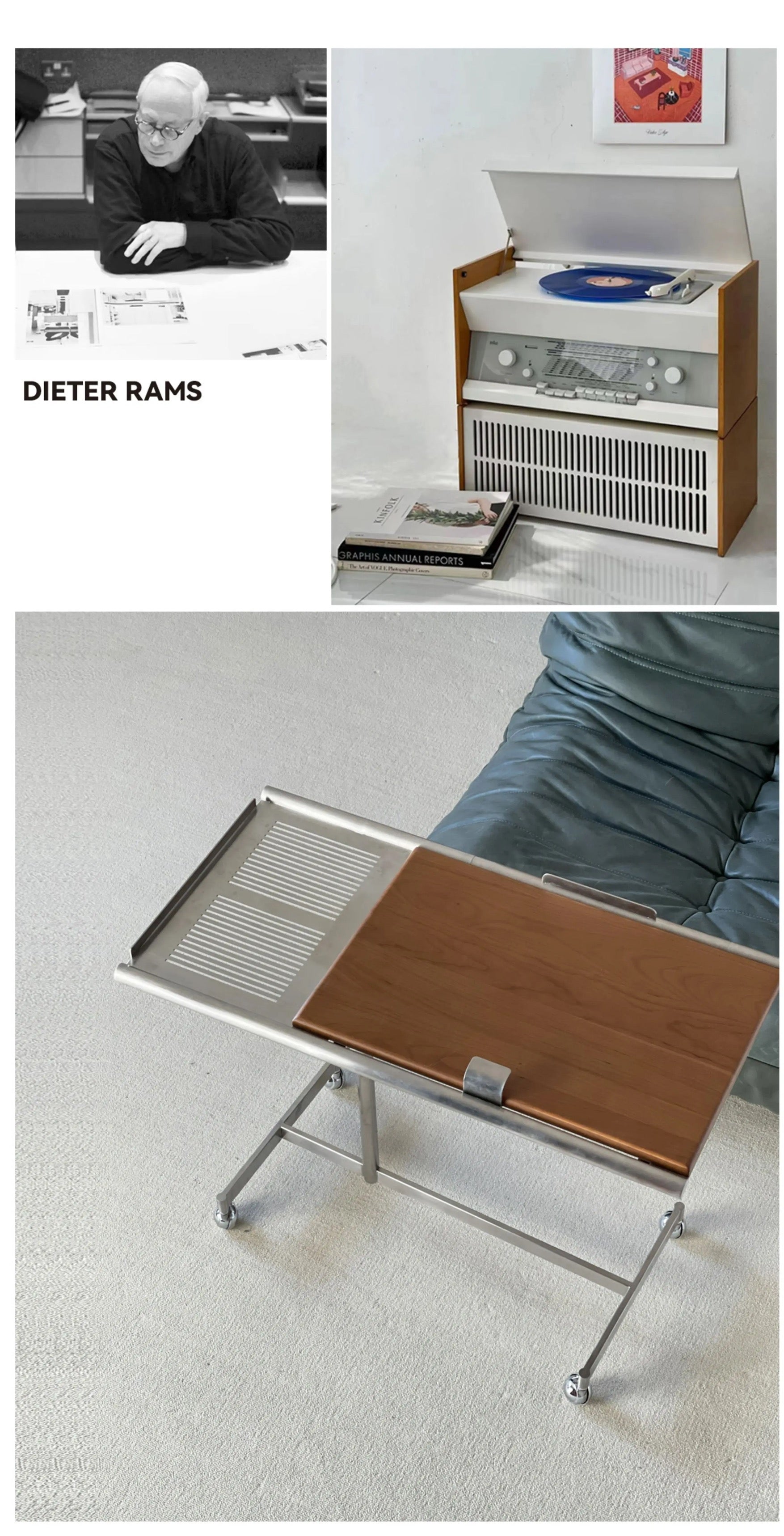 Adjustable Mobile Drafting Table – Wood & Steel Artist Workstation