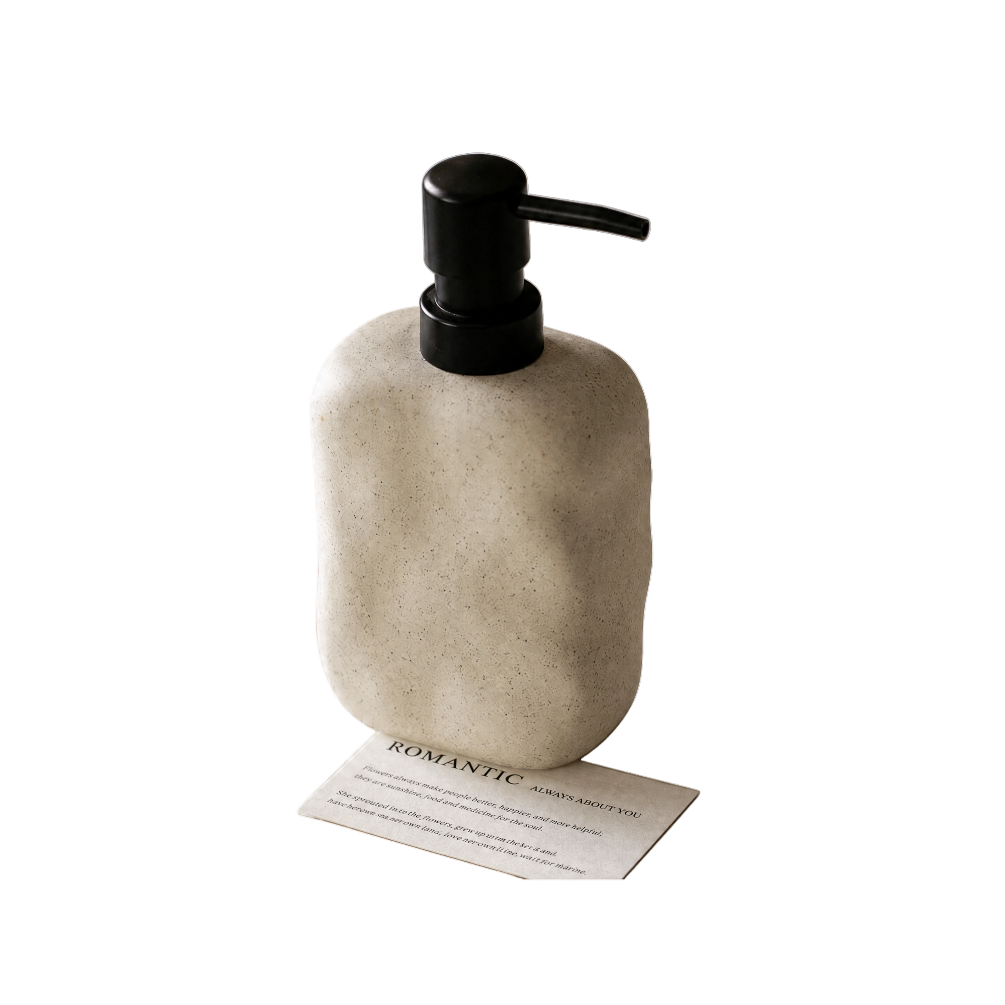 Minimalist Ceramic Soap Dispenser